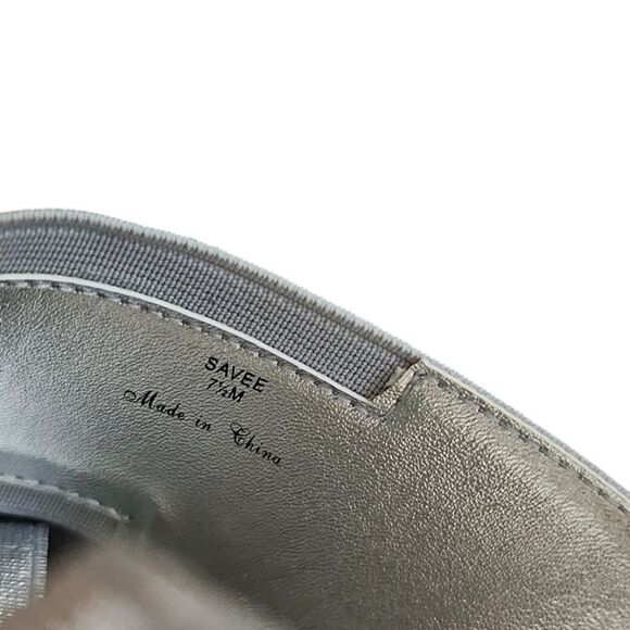 Donald J Pliner - Savee Silver Metallic Wedge Sandals - NEW w/o Box - 7.5 - Picture 8 of 10